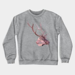 Artistic Polgyon Deer Head Crewneck Sweatshirt